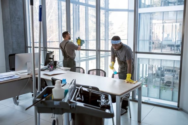 Reinigungsdienste für Gewerbegebäude