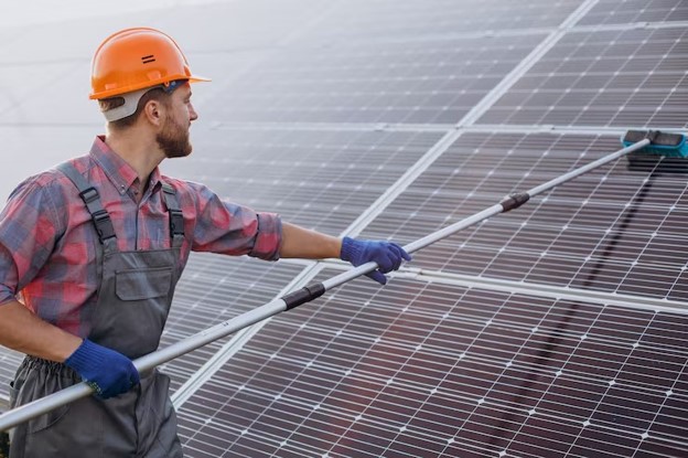 Professionelle Photovoltaikreinigung